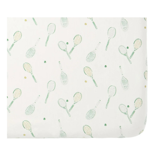 Pehr Organic Cotton Crib Sheet in “Doubles”