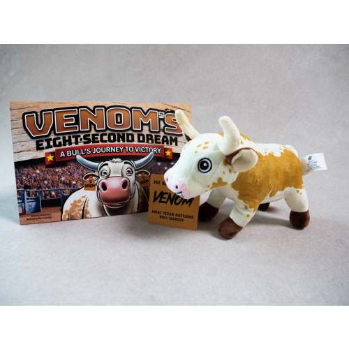 Book Bundle: Venom's 8 Second Dream and Plush Toy