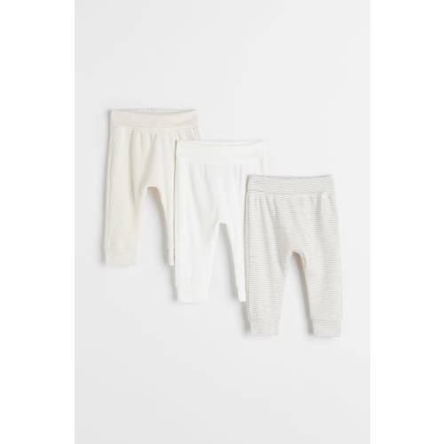 3-PACK FOLDOVER-WAIST TROUSERS