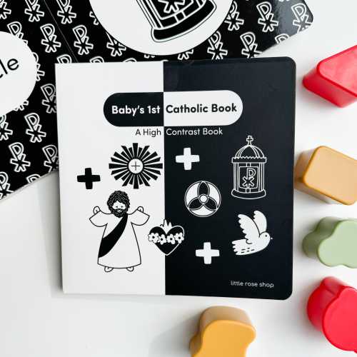 Baby's 1st Catholic Book: A High Contrast Board Book – The Little Rose Shop