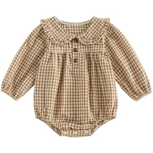 Gingham Onesie Romper