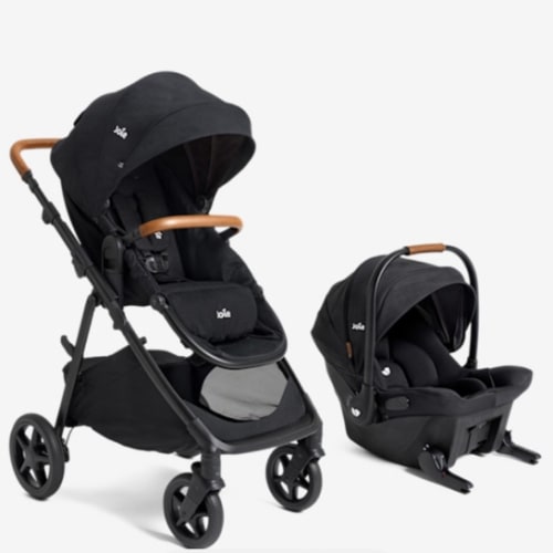 Joie Ginger And Mint Latch Travel System - Shale Dark