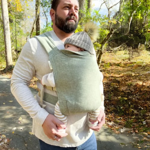 Green Baby Carrier Ergonomic Soft Structured Carrier