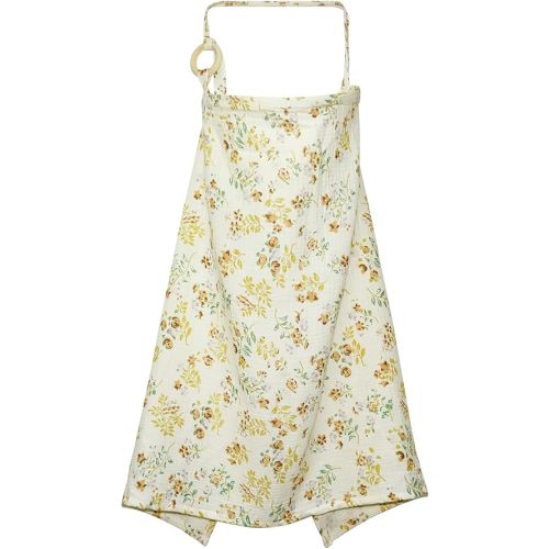Muslin Nursing Cover for Baby Breastfeeding, Breathable 100% Cotton Privacy Nursing Covers, Multi Use Car Seat Stroller Cover (Floral)