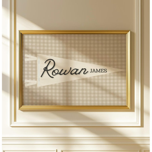 Personalized Nursery Name Sign
