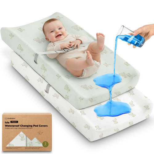 2-Pack Isla [Protect+] Waterproof Changing Pad Covers