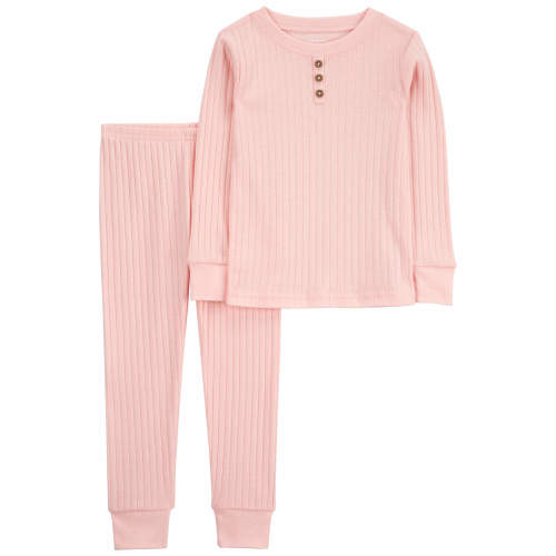 Baby 2-Piece Cotton Blend Pajamas - Style,Pink