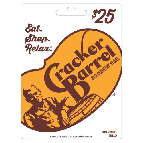 Cracker Barrel $25 Gift Card