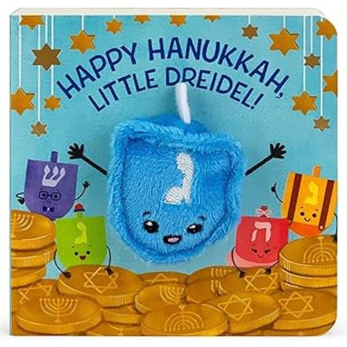 Happy Hanukkah, Little Dreidel (Finger Puppet Board Book) (Children's Interactive Finger Puppet Board Book)