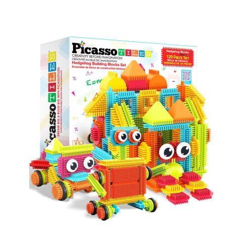 PicassoTiles | 120 Piece HedgeHog Blocks