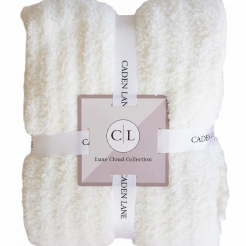 CuddleLane™ Luxe Blankets | Ivory