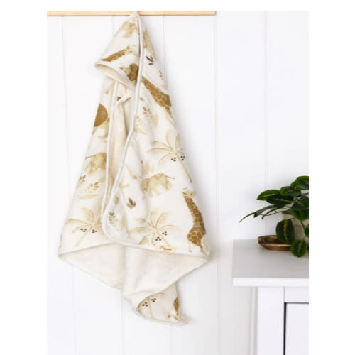 Kendi Baby Hooded Towel (Safari Animal)