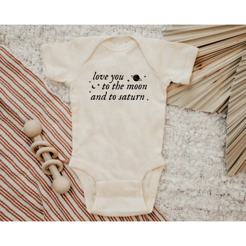 6-9 month love you to the moon and to saturn taylor swift  unisex onesie