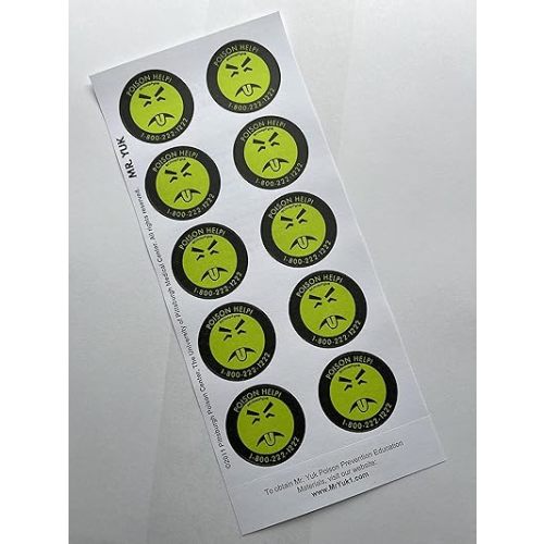 Mr. Yuk Stickers (10 Sheets)