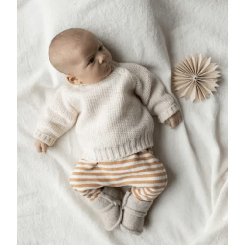 Jonas Merino Wool Sweater - Ecru | 9 Months
