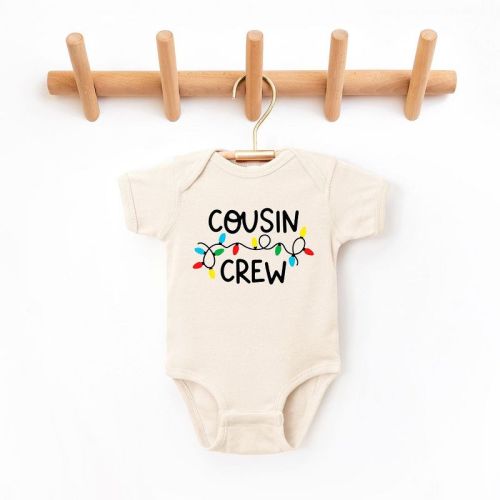 The Juniper Shop Cousin Crew Lights Baby Bodysuit - Newborn - Natural