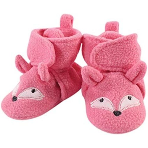 Hudson Baby Unisex-Child Cozy Fleece Booties Winter Accessory Set