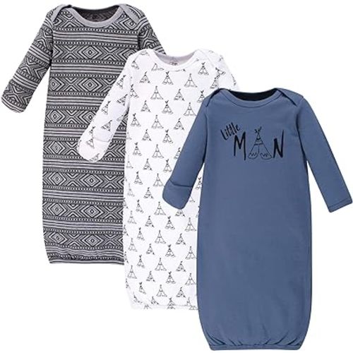 Yoga Sprout Cotton Gowns, 3 Pack