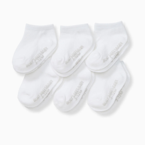 Solid Organic Cotton Baby Ankle Socks 6 Pack – Burt's Bees Baby