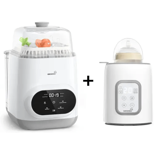 Grownsy EaseClean Bottle Washer Pro&GROWNSY 8-in-1 Bottle Warmer