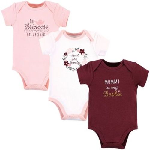 Hudson Baby Infant Girl Cotton Bodysuits, Mommy My Bestie, Size: 0-3 months  - Out of Stock