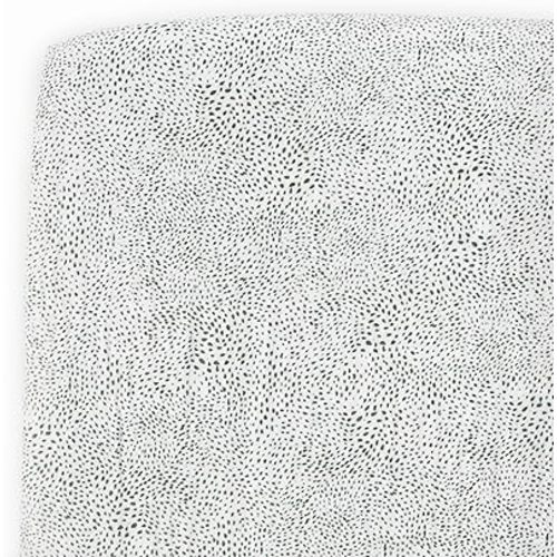 Little Unicorn Green Seed Fitted Crib Sheet | 100% Cotton Muslin | Super Soft | Sized for Standard Baby Crib & Toddler Mattress | Machine Washable | 52” x 28” x 6”