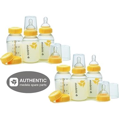 2 Sets Medela Breastmilk Bottle Set, 5 Ounce, 3 Count