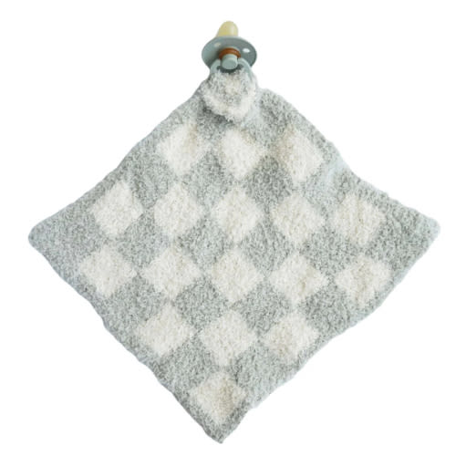 CuddleLane™ Luxe Lovey | Sage Check