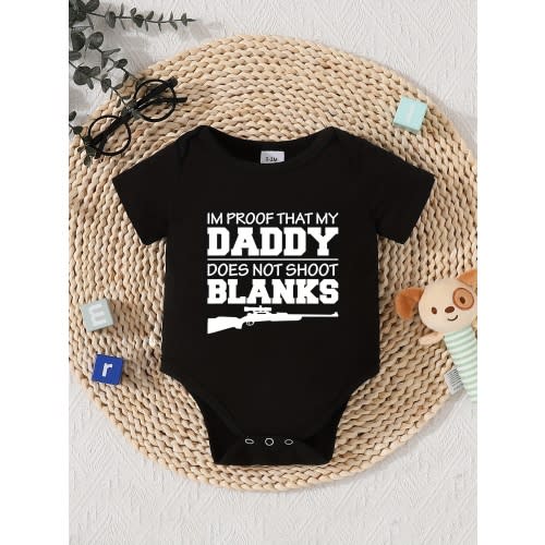 ] adorable "'m proof daddy shoot blanks" letter - Temu