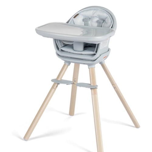 Maxi-Cosi Moa 8-in-1 High Chairs for Babies and Toddlers, Machine Washable Infant High Chair, Compact, Convertible High Chair Lightweight Design, Classic Slate