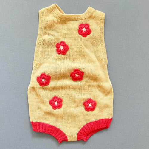 Stripe Knitted Bodysuit