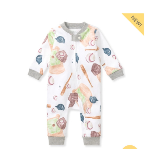 Baseball Organic Cotton Sleep & Play