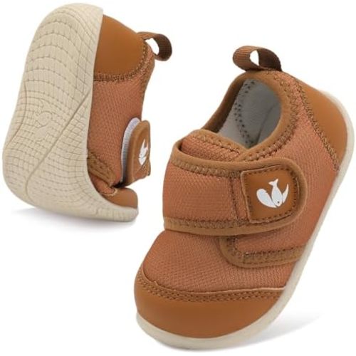FEETCITY Toddler Shoes Girls Boys Barefoot Shoes Toddler Walking Shoes Kids Slip On Sneakers Breathable Tennis Shoes