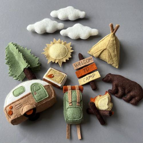 Baby Mobile Camping Baby Mobile Forest Woodland Hanging Baby Mobile For Crib Cot Baby Mobile Modern Baby Mobile Neutral National Park Mobile