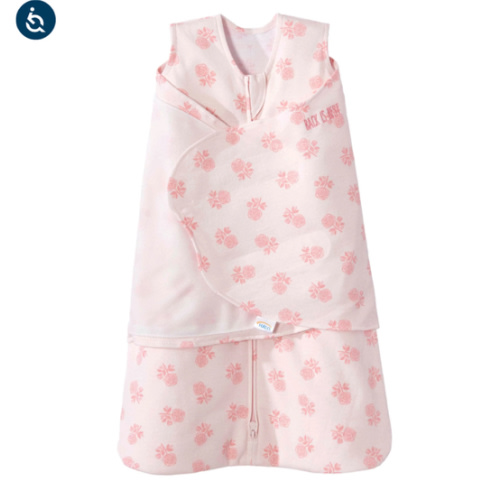Rose Toss Blush Cotton Swaddle - Newborn | HALO