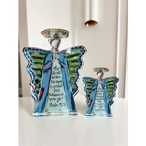 "To Protect You Angel" acrylic