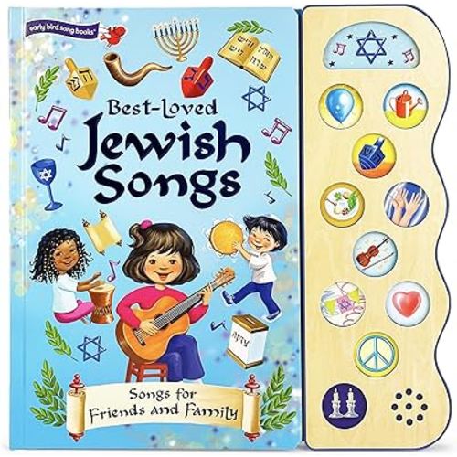 Best-Loved Jewish Songs for Hanukkah, Passover, Shabbat, Rosh Hashanah, Yom Kippur, Sukkot, Purim And More. A Children's Sound Book for Kids
