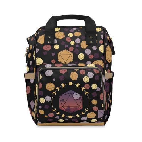 DnD Diaper Backpack, DnD backpack, DnD Bag, DM Gifts, DnD Baby Bag, DnD Baby Backpack, DnD, D20 Dice Gifts, DnD Baby, Christmas Gifts, Dice
