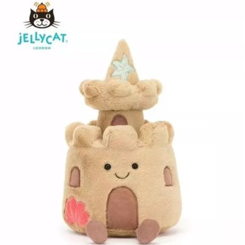JellyCat Amuseables Sandcastle 11.8 Inch Summer Birthday Gift Super Soft Toy Fun Gift Idea