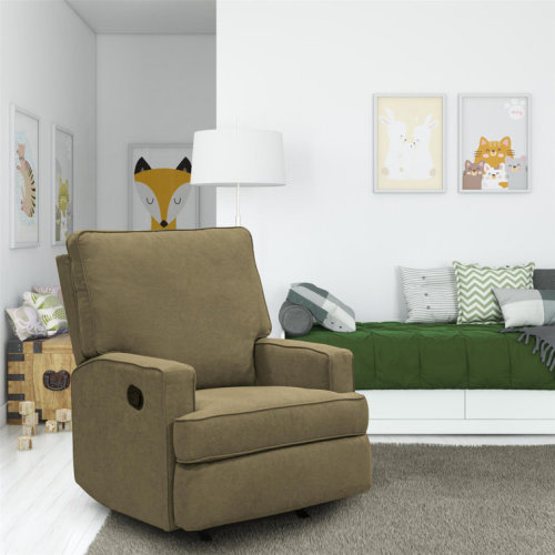 Emily Upholstered Reclining Rocking Chair