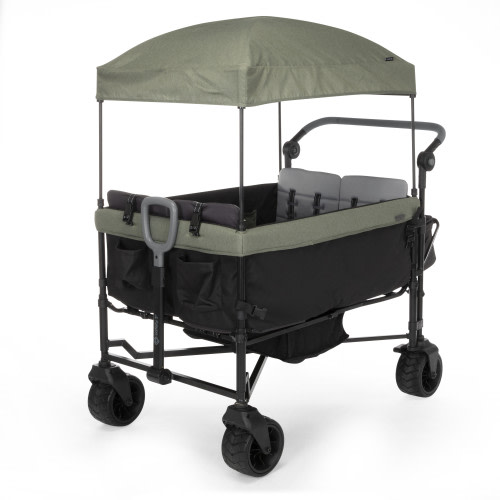 Safety 1ˢᵗ Summit Sprint Quad Wagon Stroller, Olive Haze, Toddler, Unisex