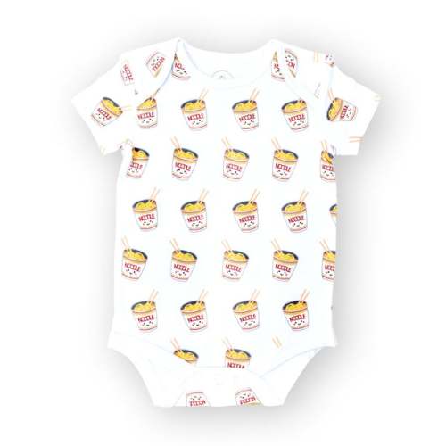 Organic Cotton Baby Onesie - Cup Noodle | The Wee Bean
