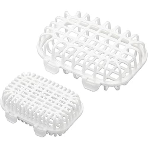 Dishwasher Basket, 2-Pack Bottle Washer for Bottle Parts, Bottle Cleaner for Small Tools, White