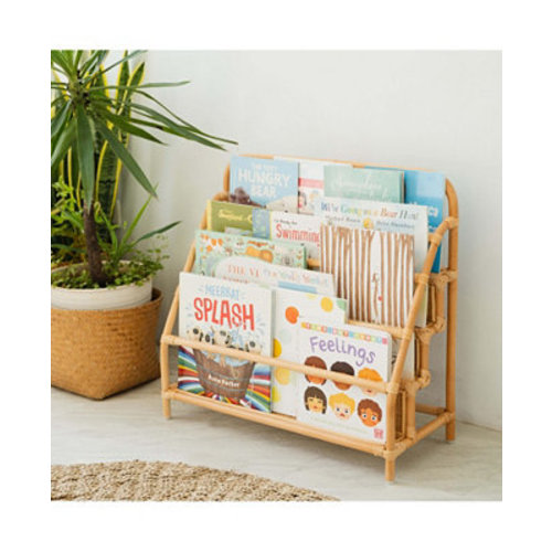 Elena Handcrafted Rattan Montessori Kids Bookshelf - Wicker