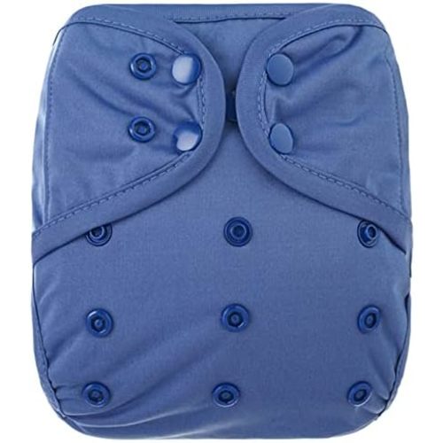OsoCozy One Size Reusable Cloth Diaper Covers - Adjustable Snap Fit & Double Leg Gussets. Fits Babies from 8-35 Pounds.