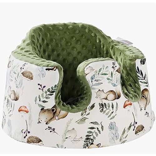 Mamatepe Seat Cover Compatible with Bumbo Seat,Breathable Baby Bumbo Seat Cover,Soft Bumbo Floor Seat Cover for Baby Girl Boy,Only Compatible with Bumbo Seat (Forest)