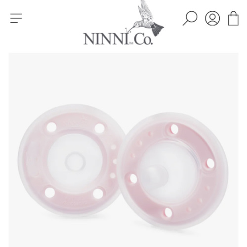 Ninni Pacifier Petal Pink 2 Pack