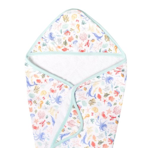 Premium Knit Hooded Towel - Nautical