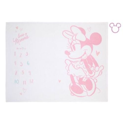 Disney Minnie Mouse Super Soft Milestone Baby Blanket