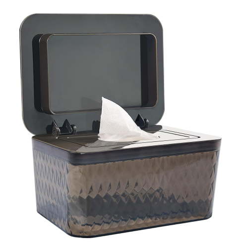 Hswt Wipes Dispenser Seal-Designed Wipe Dispenser Holder Wipes Case Box for Bathroom Keep Wipes Fresh, Dust-Proof & Non-Slip (6.7"x 4.7"x3.35")